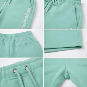 Custom OEM Plus Size Women's Mid Waist <b>Knee</b> Length Gym Shorts Embroidered Breathable Eco-Friendly Quick Dry - Product Image 5