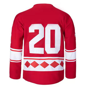 Maillot de hockey sur glace de qualité supérieure, tissu durable, style professionnel, parfait pour l'entraînement, les matchs et les sports d'équipe. - Product Image 2