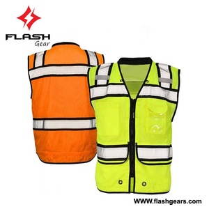 Workpro — gilet de sécurité anti-poussière en maille réfléchissante de haute visibilité, avec poches, pour la Construction - Product Image 2