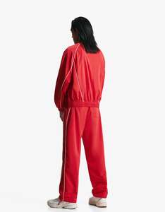 Conjunto de Chándal Impermeable Personalizado al por Mayor, Ligero, de Mezcla de Poliéster y Algodón, Casual, Lavado, de Secado Rápido y Transpirable - Product Image 2