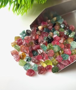 Multi Tourmaline <b>Raw</b> Gemstone Natural Rough <b>Crystal</b> Colorful Stone For Jewelry Making Healing Bulk Supply - Product Image 2