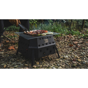 [CARGO CONTAINER] FIRE PIT MAX Poêle à bois portable pour le camping, chauffage extérieur, pliable, en acier inoxydable, Corée - Product Image 4
