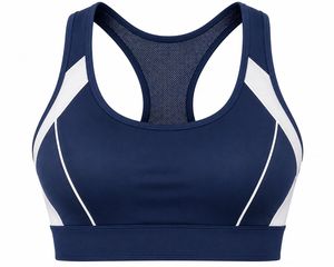 Soutien-gorge de sport rose pour femme, dos nageur, col ras du cou, sans coutures, respirant, maintien élevé, écologique, séchage rapide, pour fitness et activités sportives - Product Image 5