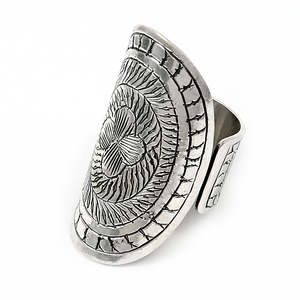 Handcrafted 925 Sterling Silver Handmade <b>Ring</b> Pretty Design Full <b>Finger</b> Bohemian <b>Ring</b> Perfect For Wedding Party & Anniversary - Product Image 1
