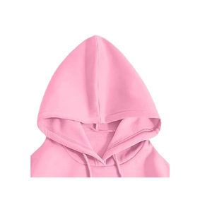 Sudadera de invierno personalizada para mujer, 100% algodón, forro polar, estilo vestido, holgada, transpirable, resistente al viento, con diseño en relieve - Product Image 4