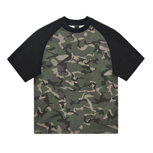 T-shirt camouflage léger et respirant à manches courtes raglan pour homme, style décontracté d'été en jersey de coton Colfax Sports - Product Image 1