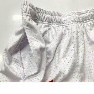 High Quality Graphic Design Gym Workout 5 Inch Inseam Wholesale Polyester Custom Plus Size Basketball Mesh Shorts for Men - Product Image 4