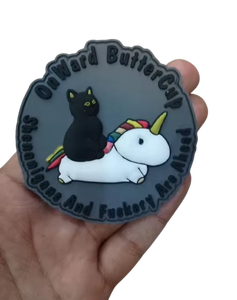 Premium Soft PVC <b>Rubber</b> Logo Patch For Uniforms & Workwear Custom Soft PVC <b>Rubber</b> Patches With Transparent <b>Edge</b> Design - Product Image 2