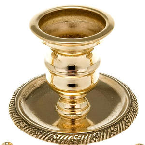 Candelabro de Latón de Estilo Imperial de Alta Demanda con 3 Brazos para Decoración de Bodas y Fiestas, Candelabros de Metal de Lujo - Product Image 3