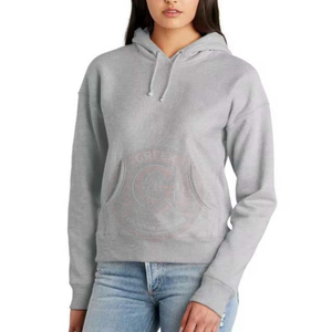 Sweat-shirt à capuche pour femme, en coton décontracté, avec intérieur brossé doux pour un confort par temps froid - Product Image 1