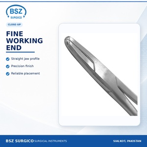 ที่จับเข็ม BSZ SURGICO Mayo-Hegar ขนาด 16 ซม. แบบตรง ทำจากสแตนเลส สำหรับการผ่าตัดทั่วไป - Product Image 2