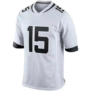 Premium 100% Polyester American Football Jersey Short Sleeves Moisture-Wicking Anti-Bacterial Custom Team Name for Summer Season - Product Image 3