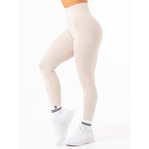 New Arrival Good Quality Latest Design Women Yoga Set Best Fashion Elastic Waist Fitness Custom Yoga Set for Sale and Yoga - Product Image 4