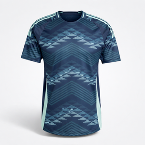 Conjunto de Camiseta de Fútbol Talla Grande, Transpirable, Tecnología de Corte Automático, Manga Corta, Logotipo Frontal, Secado Rápido, Resistente al Desgaste - Product Image 1