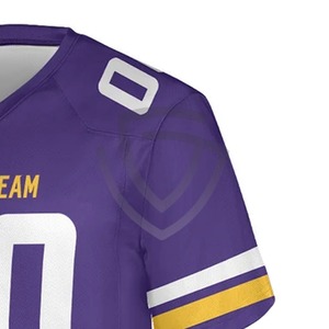 Camiseta de Fútbol Americano de Alta Calidad con Cuello en V, Estilo Retro, Personalizada - Product Image 5