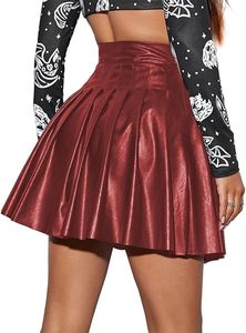 Minifalda de Cuero Genuino para Mujer, Piel de Cordero Suave de Primera Calidad, Cintura Alta, Cierre de Cremallera, Tallas y Colores Personalizados, Fabricante OEM ODM - Product Image 3