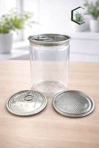 Botellas de PET para Alimentos de Alta Calidad con Impresión Serigráfica, Tinh Dieu Vietnam, 85 mm de Diámetro, Boca Ancha, Tapa de Rosca para Snacks, Dulces y Pasteles - Product Image 5