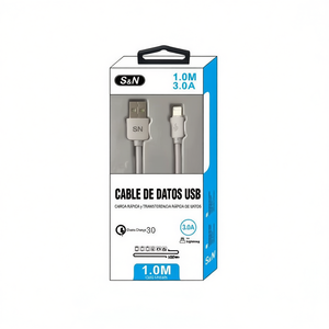 Cable de datos USB S&N de 1.0M y 3.0A de carga rápida para iPhone - Product Image 2
