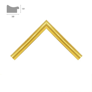 Contemporary Style PS <b>Picture</b> <b>Frame</b> Moulding <b>Wood</b> Grain Minimalist Wide Border OEM Custom Photo <b>Frame</b> Factory - Product Image 3