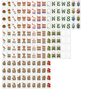 ชุดไพ่นกกระจอกอเมริกันครบชุด 160 ชิ้น ไพ่อะคริลิคพิมพ์ลาย UV คุณภาพพรีเมียม สำหรับการประชุมสังสรรค์ในคลับ - Product Image 2