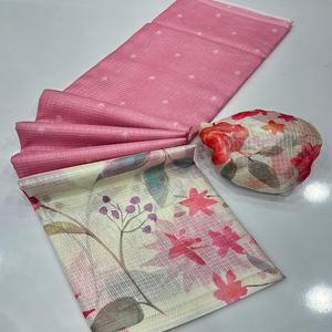 ผ้าส่าหรีคอต้าโดเรียเนื้อนุ่มยอดนิยม พร้อมเสื้อคลุมสำหรับผู้หญิง ใช้ได้ทุกโอกาส แห้งเร็ว ไม่ยับ จากอินเดีย - Product Image 1