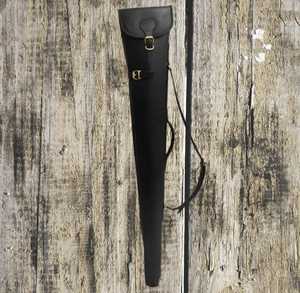 Housse et étui pour fusil en cuir véritable de qualité supérieure, imperméable, coupe-vent, respirant, imprimé hiver, fabriqué à la main, pour la chasse et le tir - Product Image 1