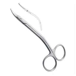 Ciseaux à double courbure pour chirurgie buccale, outils médicaux en acier inoxydable, ciseaux dentaires par Grip Surgical - Product Image 5