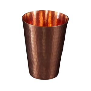 Vaso de agua vintage de cobre sólido, hecho a mano, de primera calidad, para uso en el hogar, la oficina y restaurantes. - Product Image 4