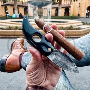 มีดตัดซิการ์สแตนเลสทำมือขายดี พร้อมด้ามจับทำจากเขาควาย - Product Image 6