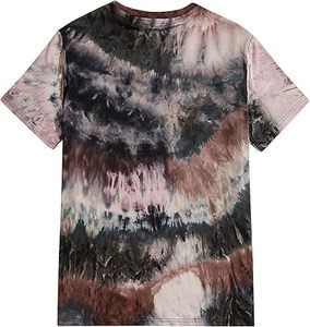 Camisetas Tie Dye de Moda para Mujer, Logotipo Personalizado, Camisetas Tie Dye de Algodón de Alta Calidad para Mujer en Venta a Bajo Precio OEM - Product Image 2