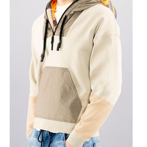 Sweat-shirt à capuche oversize unisexe en coton premium, style streetwear, avec broderie, fabrication sur mesure - Product Image 3