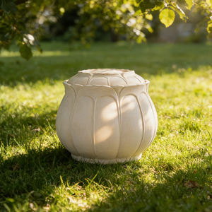 Urnas Biodegradables de Alta Calidad Qianrui, Color Beige, para Entierro en el Mar, Cremación en Agua, Contenedor de Cenizas, Urnas Biodegradables Conmemorativas para Funerales - Product Image 6