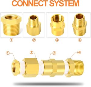 Conector de latón para tubería, accesorio de plomería hembra - Product Image 6