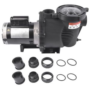 ปั๊มสระว่ายน้ำแบบความเร็วเดียว 0.75HP 115/230V ป้องกันการกัดกร่อนสำหรับสระว่ายน้ำและสปา-W3SP2605X7 - Product Image 2