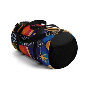 OEM Custom Sublimation Printed Duffle Bags Waterproof Gym Travel Sports Duffel Bag Large Capacity with Logo - Product Image 3