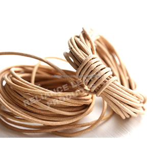 Natural 2mm <b>Leather</b> Cord Spool for Craft Work and Jewelry Creations - Product Image 6