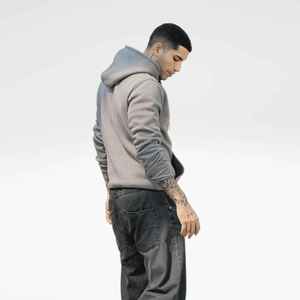 Men's Gray Hooded Sweatshirt Regular Fit Cotton Fleece Casual Pullover With Pocket Autumn Wear - Product Image 2