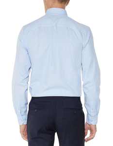 Chemise décontractée pour homme, haute qualité, respirante, manches longues, coupe classique, vente en gros, infroissable, 100% coton, tissu Dobby - Product Image 6