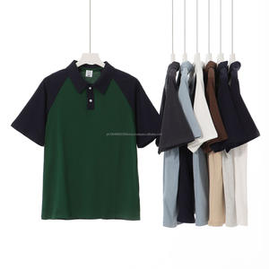 Polo de Hombre Moderno, 240G, 100% Algodón, Estilo Universitario, Antibacteriano, Cuello Camisero, Manga Corta, Color Sólido - Product Image 2