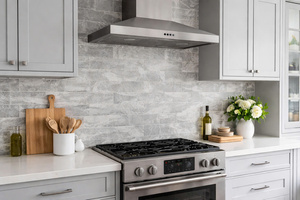 Baldosa de Piedra Natural con Patrón de Flor de Albaricoque Pulido para Cocina, Baño y Uso en Exteriores - Duradera con 5 Años de Garantía, Moderna - Product Image 4