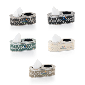 2025 Top Luxury Handmade <b>Mother</b> of Pearl Tissue Box Customizable Decor from Vietnam Packed in Carton - Product Image 2