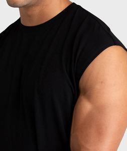 Camisetas sin mangas de gimnasio de LICRA de algodón personalizadas para hombre, camisetas sin mangas de entrenamiento y chalecos deportivos, camisetas de culturismo de entrenamiento muscular Atlético - Product Image 5