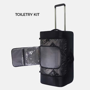 กระเป๋าเดินทาง Arctic Fox Turbo Trolley ขนาดใหญ่ ผลิตจากโพลีเอสเตอร์และพีซี พร้อมซิป ทนทาน ดีไซน์คลาสสิกทันสมัย สีดำสนิท - Product Image 2