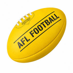 Ballon de football australien en cuir véritable taille 5, ballon de match premium cousu à la main, OEM personnalisé, entraînement AFL, club, vente en gros - Product Image 4
