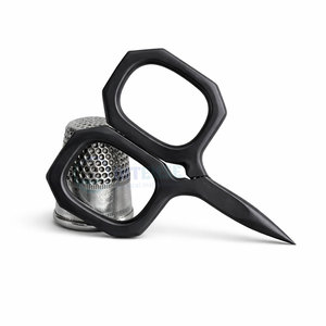 Ciseaux à broder dorés en acier inoxydable à pointe fine pour couper le fil et la couture - Product Image 2