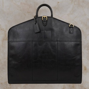 B2B Wholesale Luxury Classic Genuine Leather <b>Suit</b> <b>Carrier</b> Multi-function Heavy Duty Business Travel Garment Bag Zipper Buckle - Product Image 1