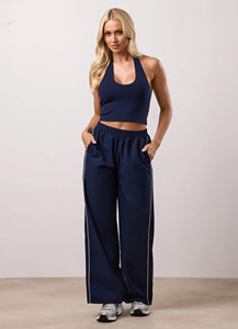 New Design Custom Logo Supplier <b>Women</b>’s <b>Straight</b> <b>Leg</b> <b>Jogger</b> With Piping Breathable <b>Women's</b> Sweatpants <b>Women's</b> Pants & Trousers - Product Image 3