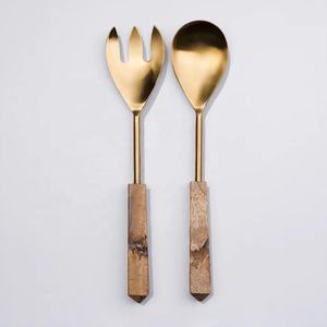 Ensemble de couverts de cuillère de passoire de soupe d'acier inoxydable de ménage avec la poignée coréenne plaquée par argent - Product Image 5