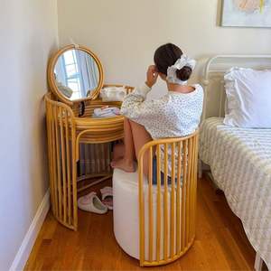 Juego de tocador de ratán más vendido con silla, venta al por mayor, fábrica de Vietnam, precios competitivos, tamaño personalizado - Product Image 4