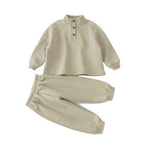 Vente chaude Vêtements de sport pour hommes adultes en deux pièces, couleur unie, écologiques, 100% coton, grande taille, manches longues, à capuche, imprimés - Product Image 3